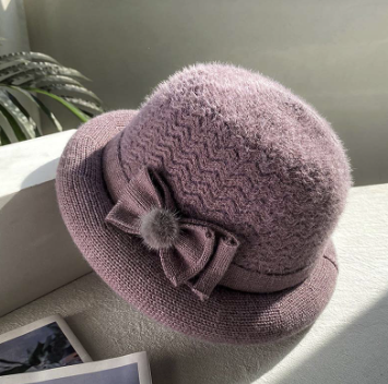 Knit Bow Hat