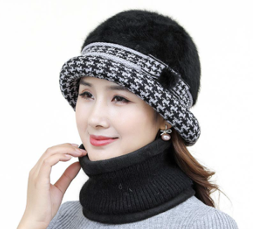 Houndstooth Hat