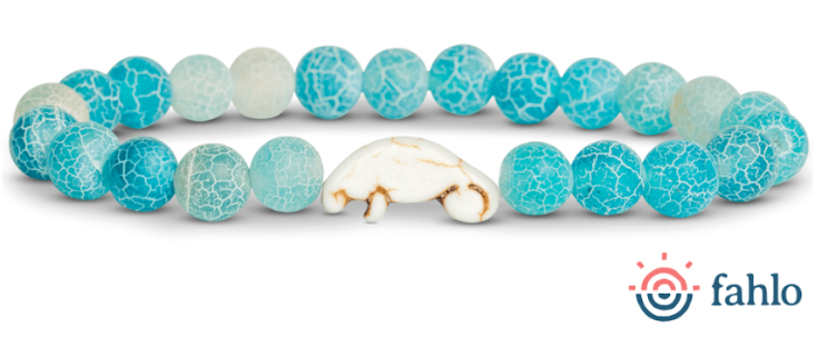 Fahlo - Manatee - Aqua Blue
