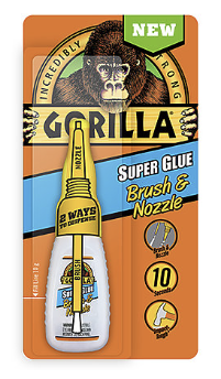 Gorilla Brush and Nozzle Super Glue