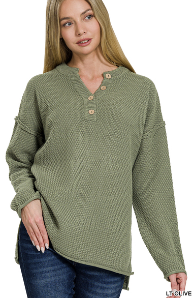 4 Button Sweater