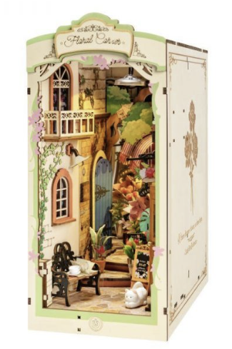DIY BookNook - Floral Corner