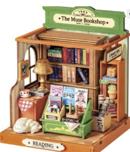 DIY Miniature House - The Muse Bookshop