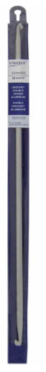 Double Ended Tunisian/Afghan Crochet Hook 14" Aluminum - 5.5mm