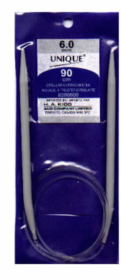 Circular Knitting Needles 36″ Aluminum - 6.0mm
