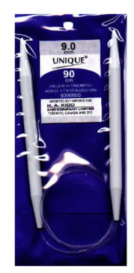 Circular Knitting Needles 36″ Aluminum - 9.0mm