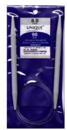 Circular Knitting Needles 36″ Aluminum - 8.0mm