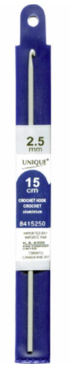 Crochet Hook 6" Aluminum - 2.5mm