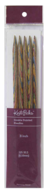 Harmony Wood Double Point Knitting Needles 8" - 6.5mm