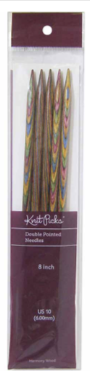Harmony Wood Double Point Knitting Needles 8" - 6.0mm