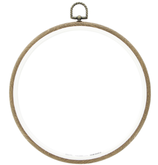 8&quot; Plastic Woodgrain Hoop