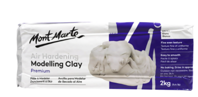 Mont Marte Air Dry Clay White 2kg