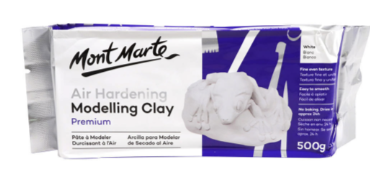 Mont Marte Air Dry Clay White 500g