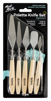Mont Marte Studio Palette Knife Set 5pc