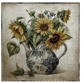 Sunflower in Vase