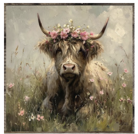 Whimsical Cow 1