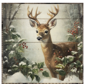 Winter Deer