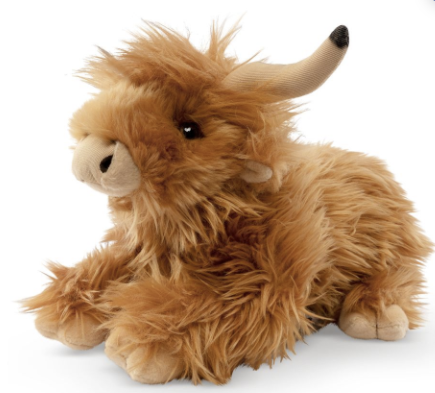 Living Nature Laying Highland Cow