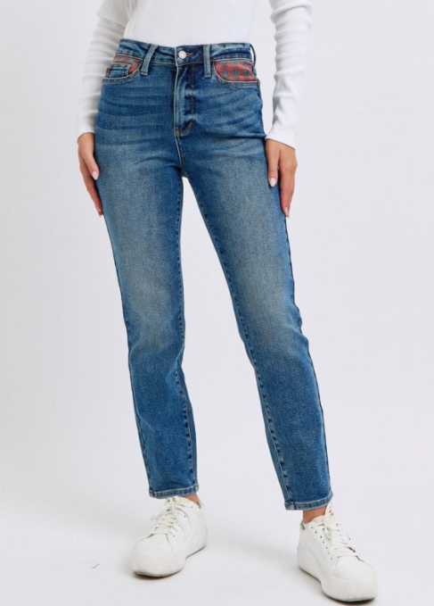 Judy Blue  Plaid Patch