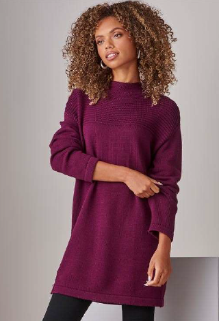 Maroon Banner Tunic 
