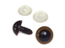 Safety Eyes - 12mm - Brown