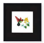 Quilling Card Frame - Black