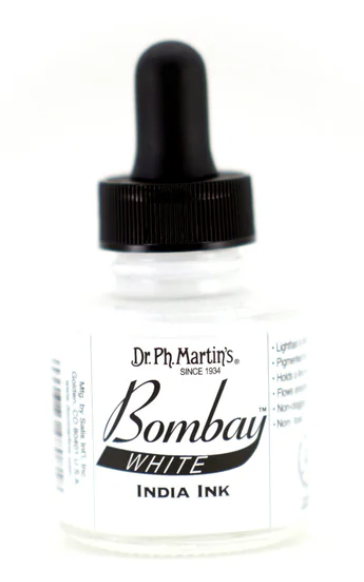 Bombay India ink - White