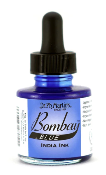 Bombay India ink - Blue