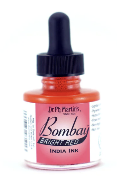 Bombay India Ink - Bright Red
