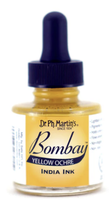Bombay India ink - Yellow Ocre