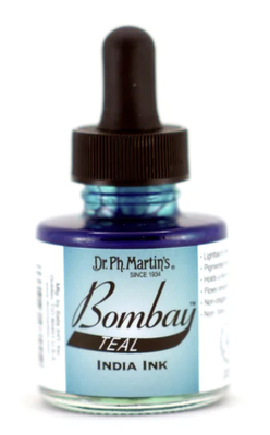 Bombay India ink - Teal