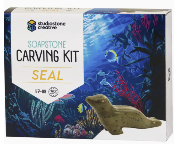 Soapstone Carving Kit - Seal 1b