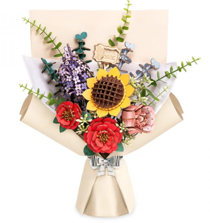 Rowood Wooden Flower Bouquet