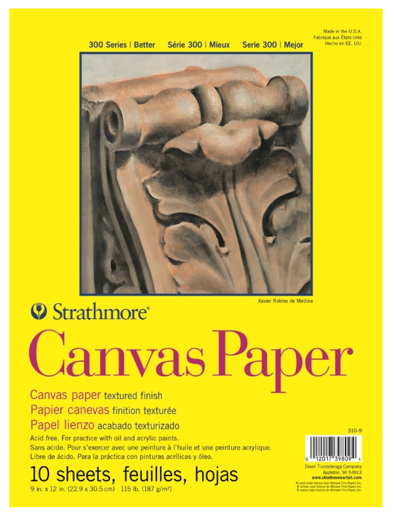 Strathmore Canvas Paper 9x12
