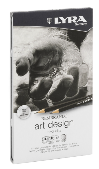 Lyra Rembrandt Art Design Graphite Pencil Set 12pc