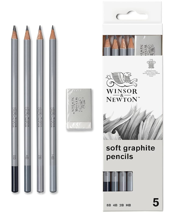 Windsor Studio Collection - Graphite Pencils Soft 5pc