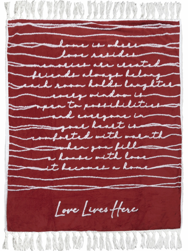 Sentiment Blanket - Love Lives Here