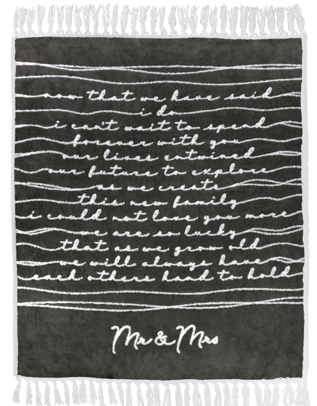Sentiment Blanket - Mr &amp; Mrs