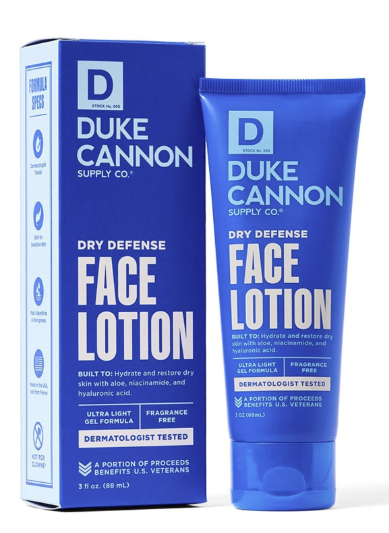 Dry Defense Face Lotion Duke Cannon