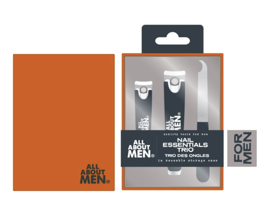 All About Men Nail Essentials Trio - Orange