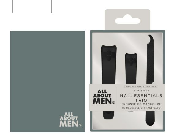 All About Men Nail Essentials Trio - Teal