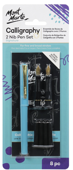 Mont Marte Calligraphy Pen Set 8pc
