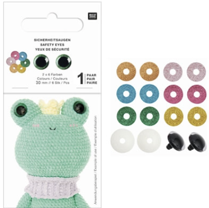 Ricorumi Safety Eyes - 30mm Color 1Pair