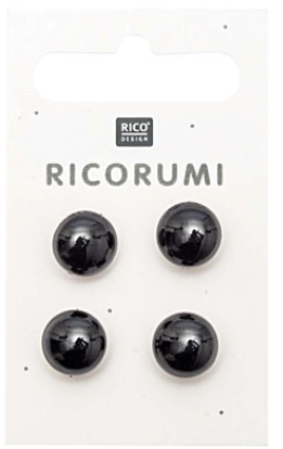 Ricorumi DK Eyes - Black 11mm