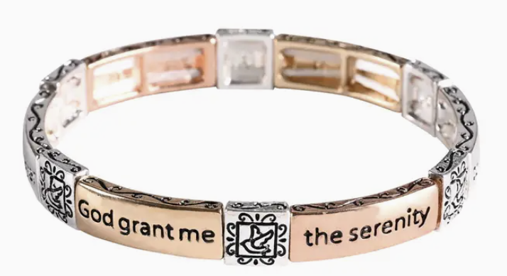 Serenity Prayer Tile Bracelet