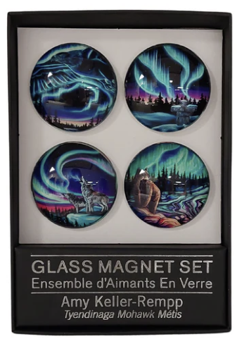 Indigenous Collection Glass Magnet Set - Amy Keller-Rempp