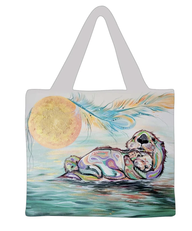 Shopping Bag - Otter Family
