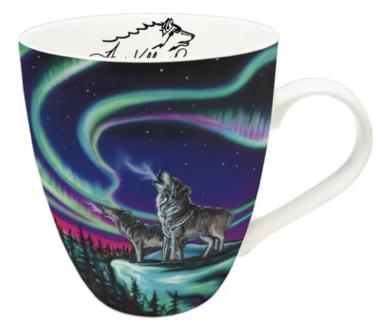 Indigenous Collection Sky Dance Wolf Song Mug