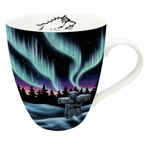 Indigenous Collection Sky Dance Inukshuk Mug