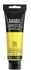 Liquitex Basics Acrylic - 118 - Cadmium Yellow Light Hue